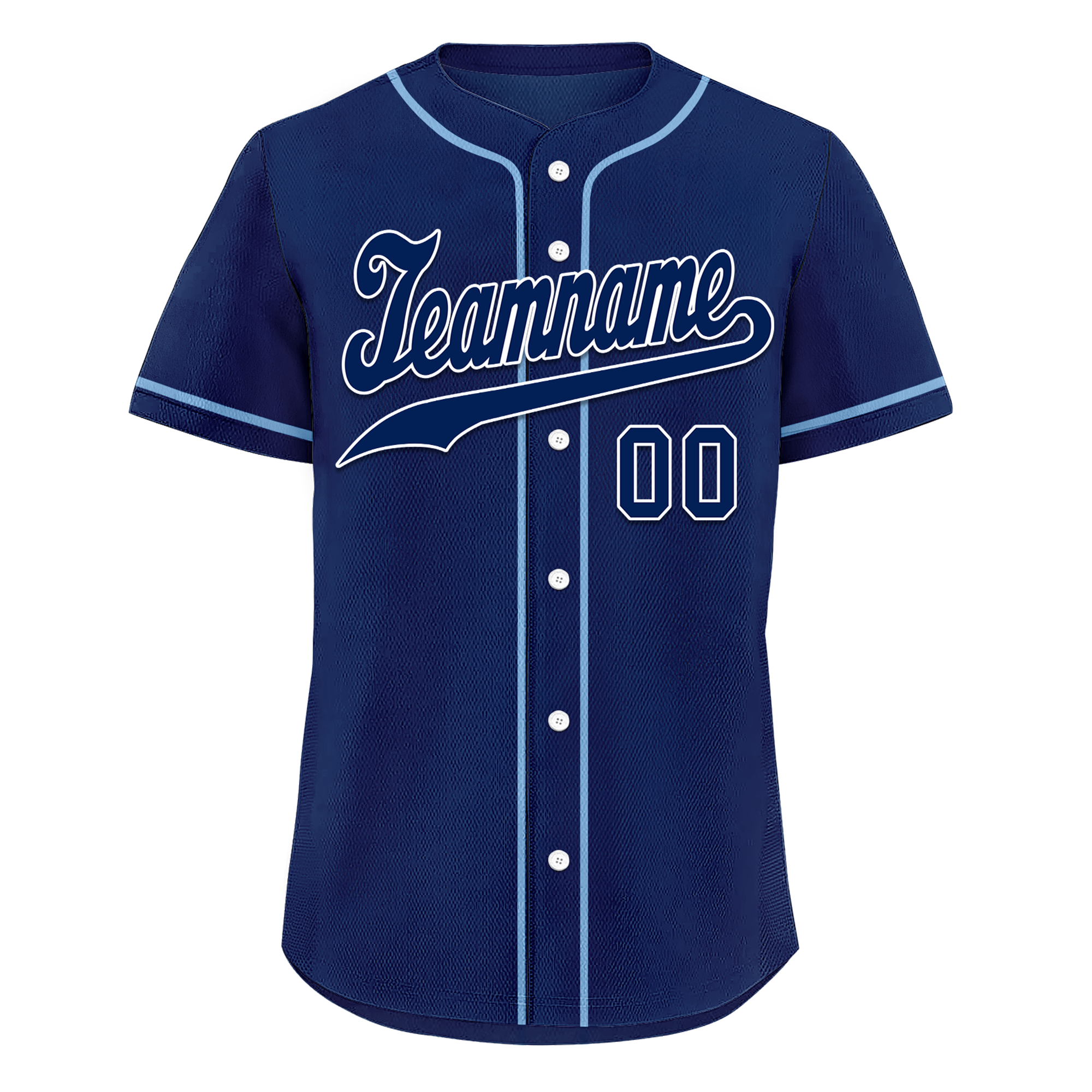 Custom Blue Classic Style Blue Personalized Authentic Baseball Jersey BSBJ01-bd0fa0c