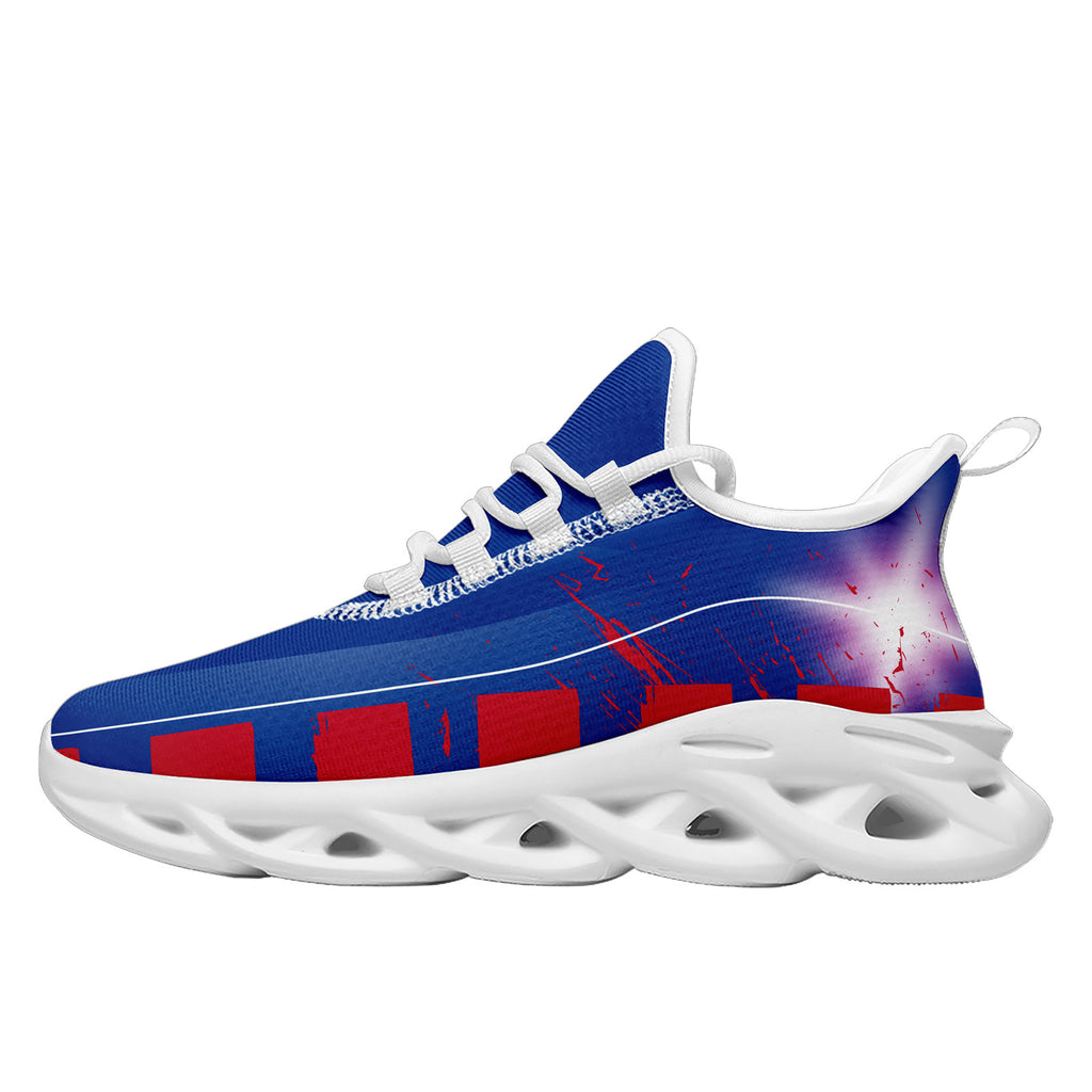 Custom Blue Red Buffalo Maxsoul Shoes Personalized Sneaker FN003-D020260-4