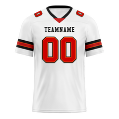 Custom White Classic Style Personalized Authentic Football Jersey FBJ02-bd0a70ae