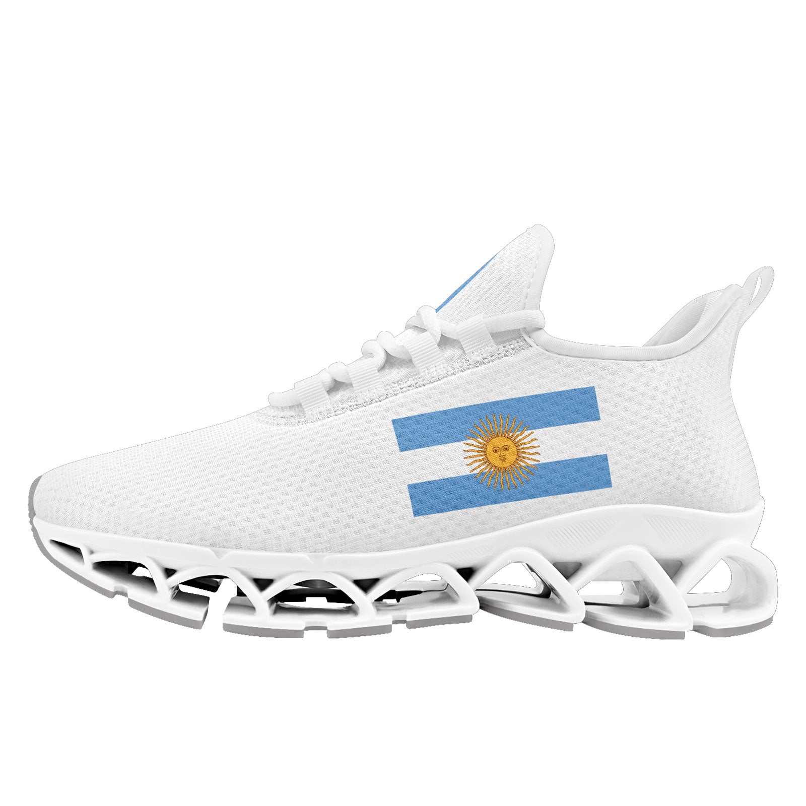 Custom 2026 World Cup Argentina Sneakers DIY Country Flag Running Shoes Lightweight Sport Shoes Gift for Football Fans Personalized Team Name and Logo FN003XD-F027046-4
