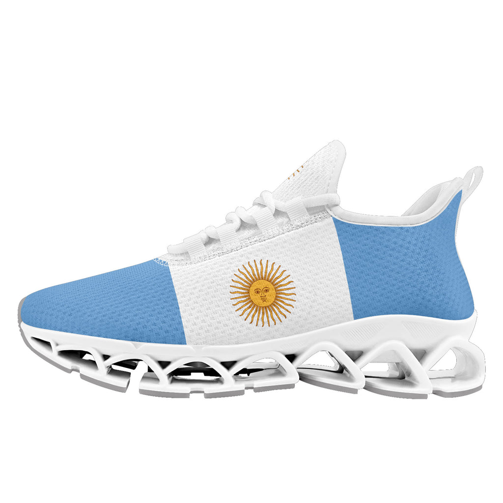 Custom 2026 World Cup Argentina Sneakers DIY Country Flag Running Shoes Lightweight Sport Shoes Gift for Football Fans Personalized Team Name and Logo FN003XD-F027046-1