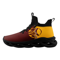 Custom Yellow Red Washington MaxSoul Shoes and Hat Combo Offer Personalized Combo ZH-D028017-16