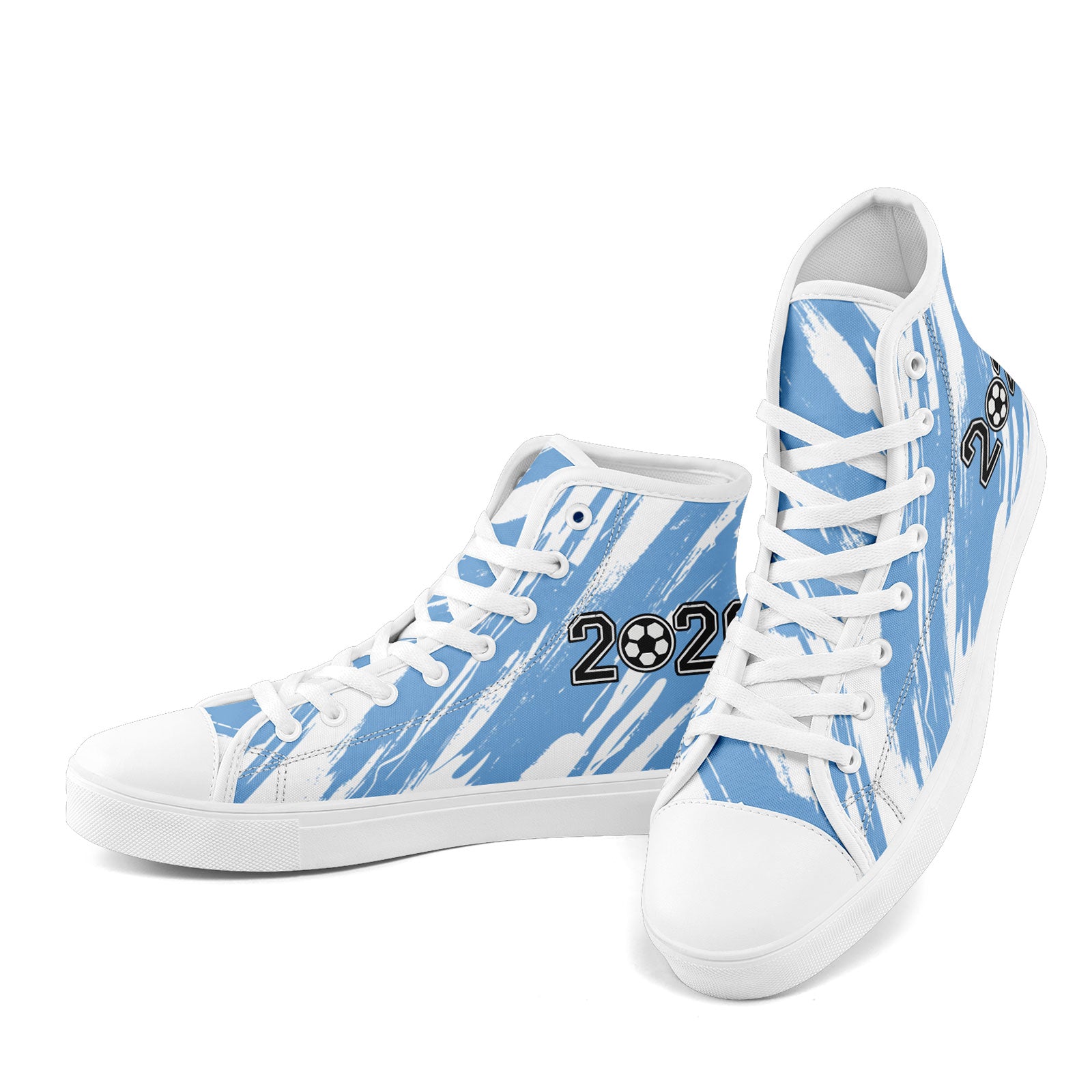 Custom 2026 World Cup Argentina Sneakers DIY Country Flag Running Shoes Lightweight Sport Shoes Gift for Football Fans Personalized Team Name and Logo FN024-F027093-3