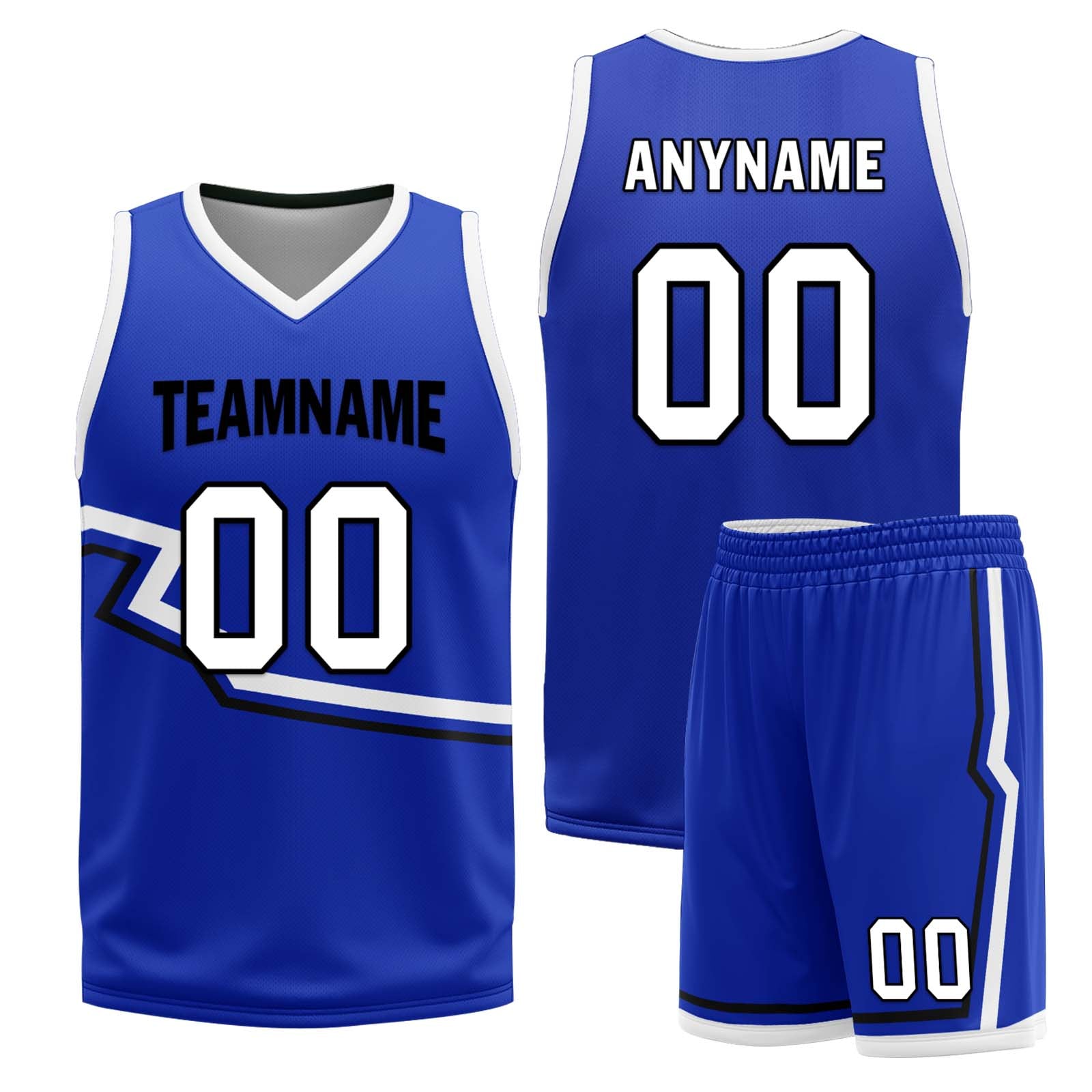 Custom Lake Blue White Milwaukee City Edition Personalized Reversible Basketball Set Sports Basketball Jersey BBJ01R-D0610-17-COOLMAX