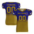 Custom Blue Yellow Fade Fashion Baltimore High-Performance American Football Jersey FBJ06-D020252-2