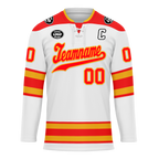 Custom White Red Personalized Hockey Jersey HCKJ01-D0a70cf