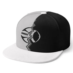 Custom Grey Black Las Vegas Hat Sport Design Cap Stitched Adjustable Personalized PR067B-D028017-26