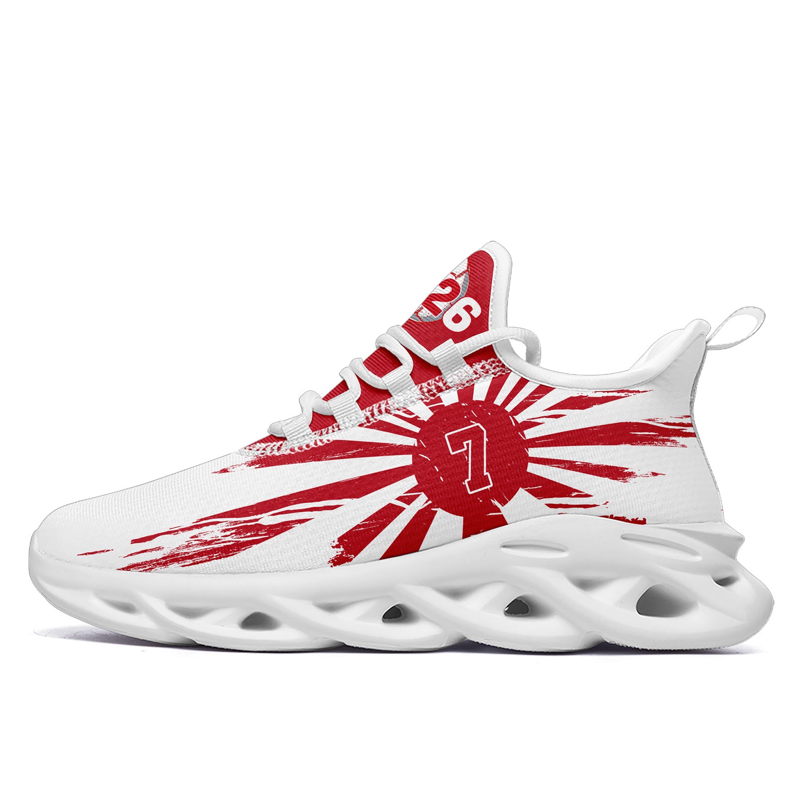 Custom 2026 World Cup Japan Sneakers DIY Country Flag Running Shoes Lightweight Sport Shoes Gift for Football Fans Personalized Team Name and Logo FN003-F023083-2