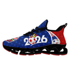 Custom United States 2026 World Cup Sneakers DIY Country Flag Running Shoes Lightweight Sport Shoes Gift for Football Fans Personalized Team Name and Logo FN003XD-F028038-5