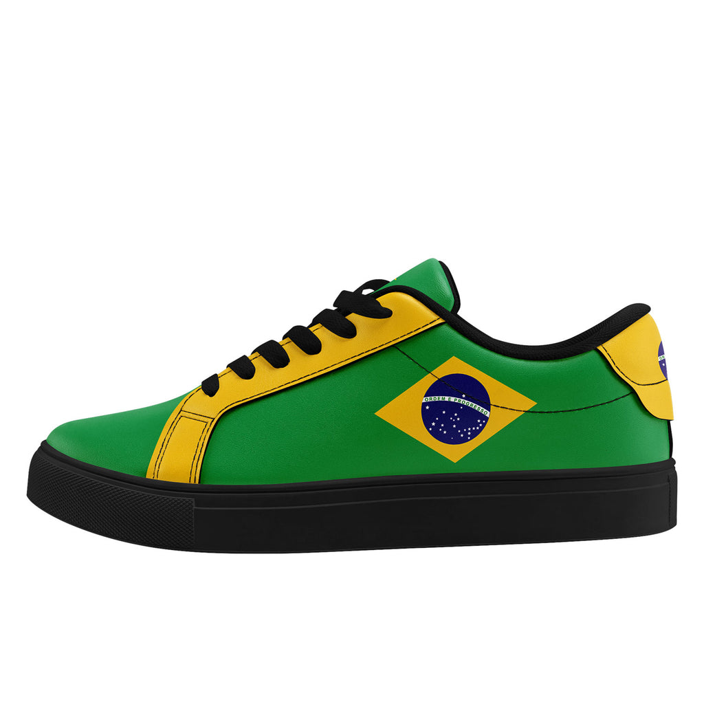 Custom 2026 World Cup Brazil Sneakers DIY Country Flag Running Shoes Lightweight Sport Shoes Gift for Football Fans Personalized Team Name and Logo FN023-F027052-1