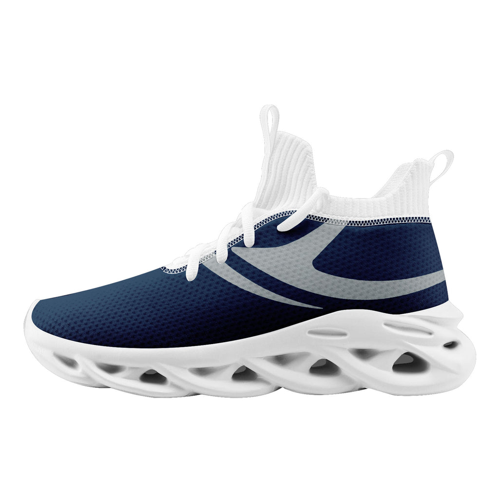 Custom Gray Seattle Football Jersey and Sports Shoes Combo Offer Personalized Combo ZH-D025008-27