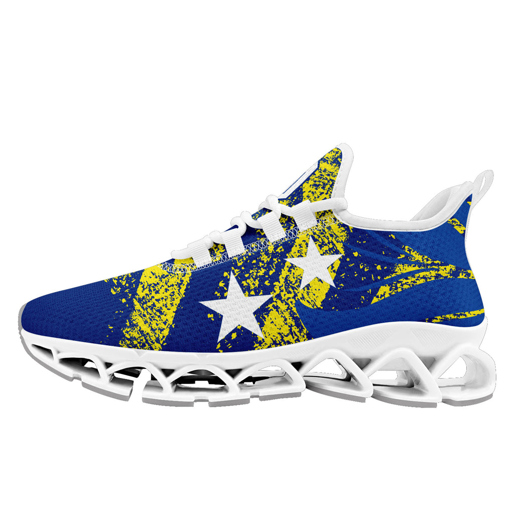 Custom Curaçao 2026 World Cup Sneakers DIY Country Flag Running Shoes Lightweight Sport Shoes Gift for Football Fans Personalized Team Name and Logo FN003XD-F009091-4