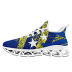 Custom Curaçao 2026 World Cup Sneakers DIY Country Flag Running Shoes Lightweight Sport Shoes Gift for Football Fans Personalized Team Name and Logo FN003XD-F009091-4
