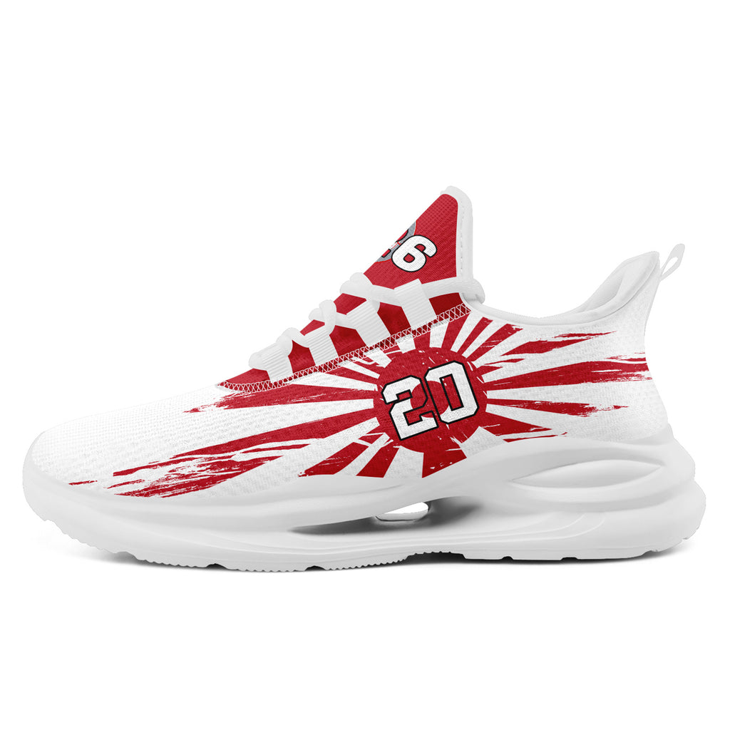 Custom 2026 World Cup Japan Sneakers DIY Country Flag Running Shoes Lightweight Sport Shoes Gift for Football Fans Personalized Team Name and Logo FN079-F023088-1