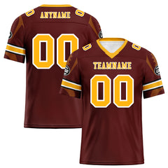 Custom Crimson Washington Football Jersey and Sports Shoes Combo Offer Personalized Combo ZH-D025008-29