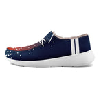 Custom Blue White Denver Shoes Personalized Sneaker FN042-D020279-10
