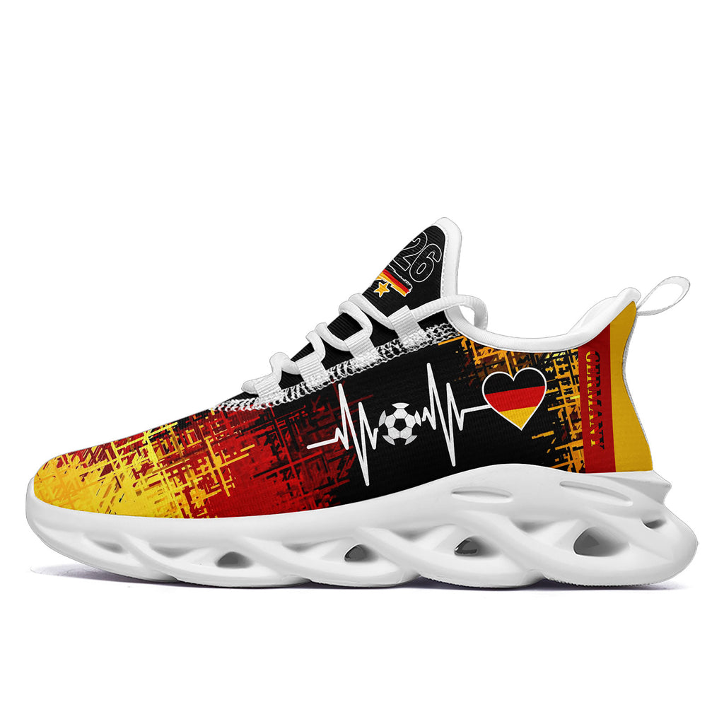 Custom Germany 2026 World Cup Sneakers DIY Country Flag Running Shoes Lightweight Sport Shoes Gift for Football Fans Personalized Team Name and Logo FN003-F025035-4