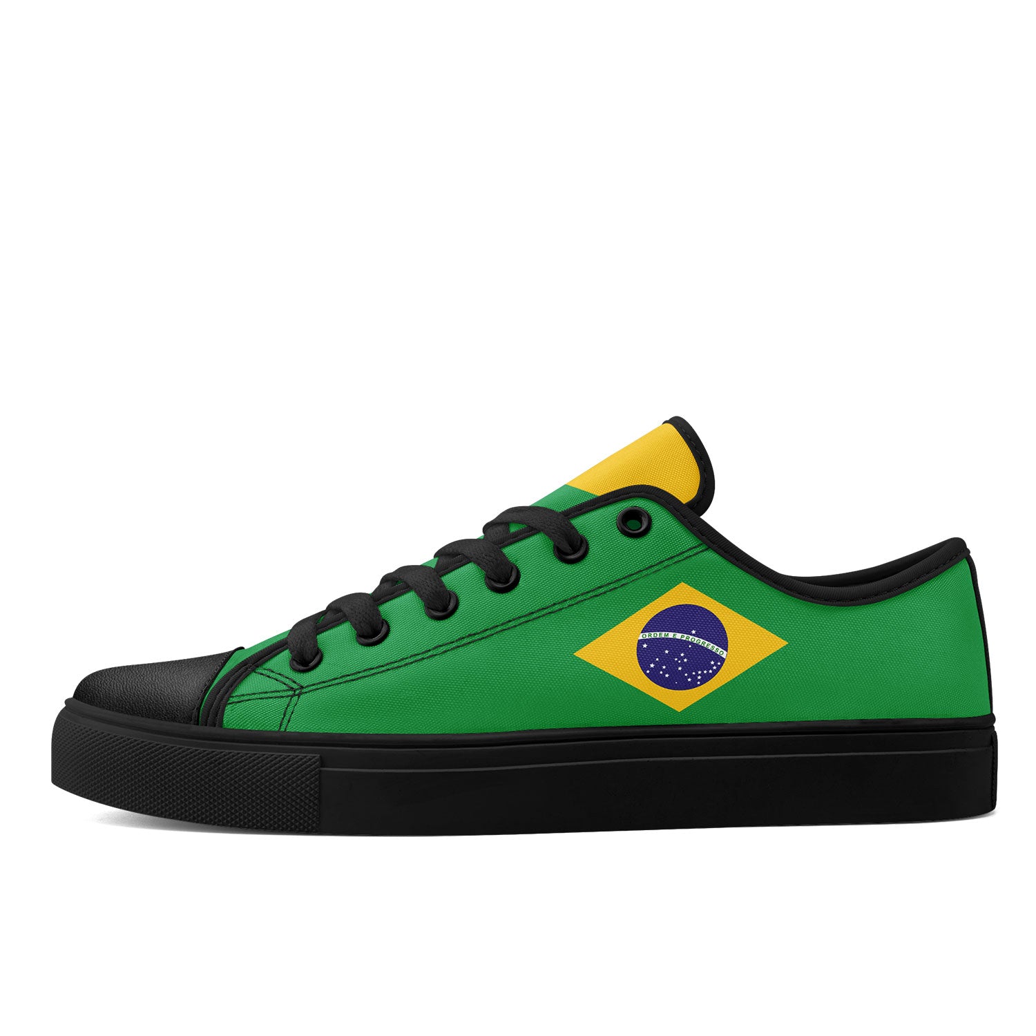 Custom 2026 World Cup Brazil Sneakers DIY Country Flag Running Shoes Lightweight Sport Shoes Gift for Football Fans Personalized Team Name and Logo FN027-F027054-1