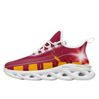 Custom Red Yellow Arizona MaxSoul Shoes and Hat Combo Offer Personalized Combo ZH-D020264-1