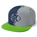 Custom Blue Grey Washington MaxSoul Shoes and Hat Combo Offer Personalized Combo ZH-D028017-14