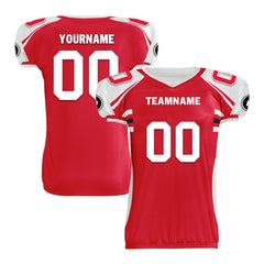 Custom Red White Missouri High-Performance American Football Jersey FBJ06-D023001-18