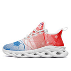 Custom France 2026 World Cup Sneakers DIY Country Flag Running Shoes Lightweight Sport Shoes Gift for Football Fans Personalized Team Name and Logo FN003-F025037-4