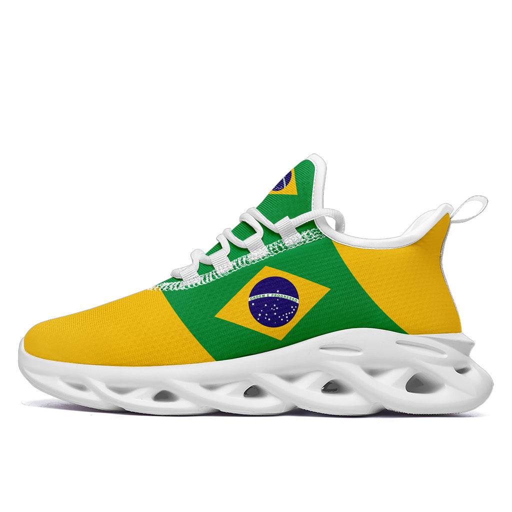 Custom 2026 World Cup Brazil Sneakers DIY Country Flag Running Shoes Lightweight Sport Shoes Gift for Football Fans Personalized Team Name and Logo FN003-F027045-2
