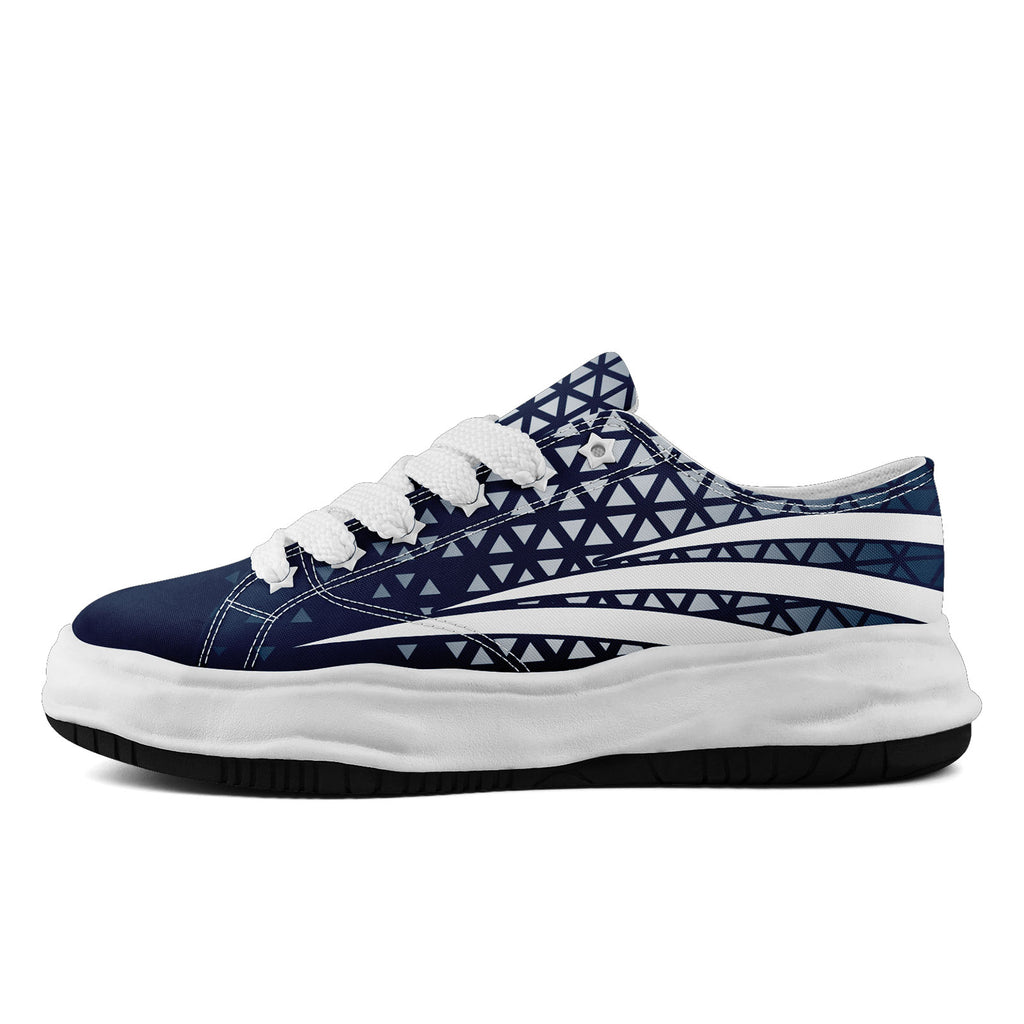 Custom Blue White Texas Football Jersey and Sports Shoes Combo Offer Personalized Combo ZH-D023031-9