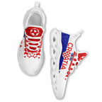 Custom Croatia 2026 World Cup Sneakers DIY Country Flag Running Shoes Lightweight Sport Shoes Gift for Football Fans Personalized Team Name and Logo FN003-F009104-4