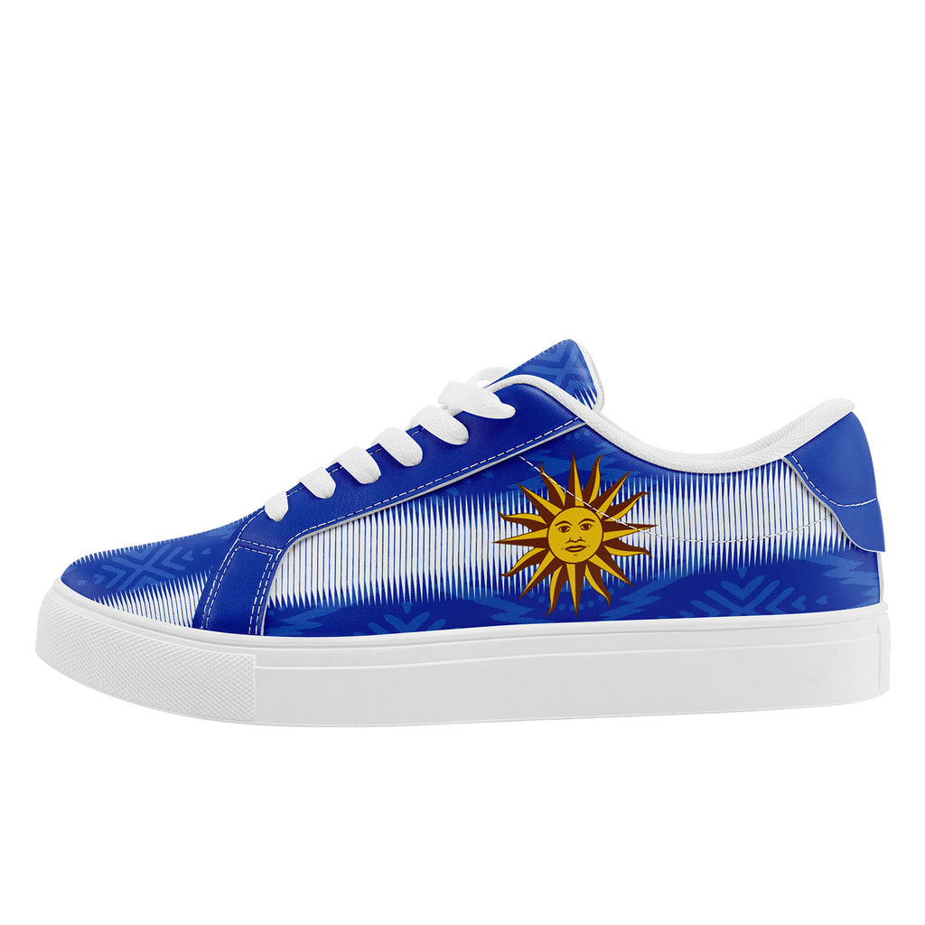Custom Uruguay 2026 World Cup Sneakers DIY Country Flag Running Shoes Lightweight Sport Shoes Gift for Football Fans Personalized Team Name and Logo FN023-F009096-1