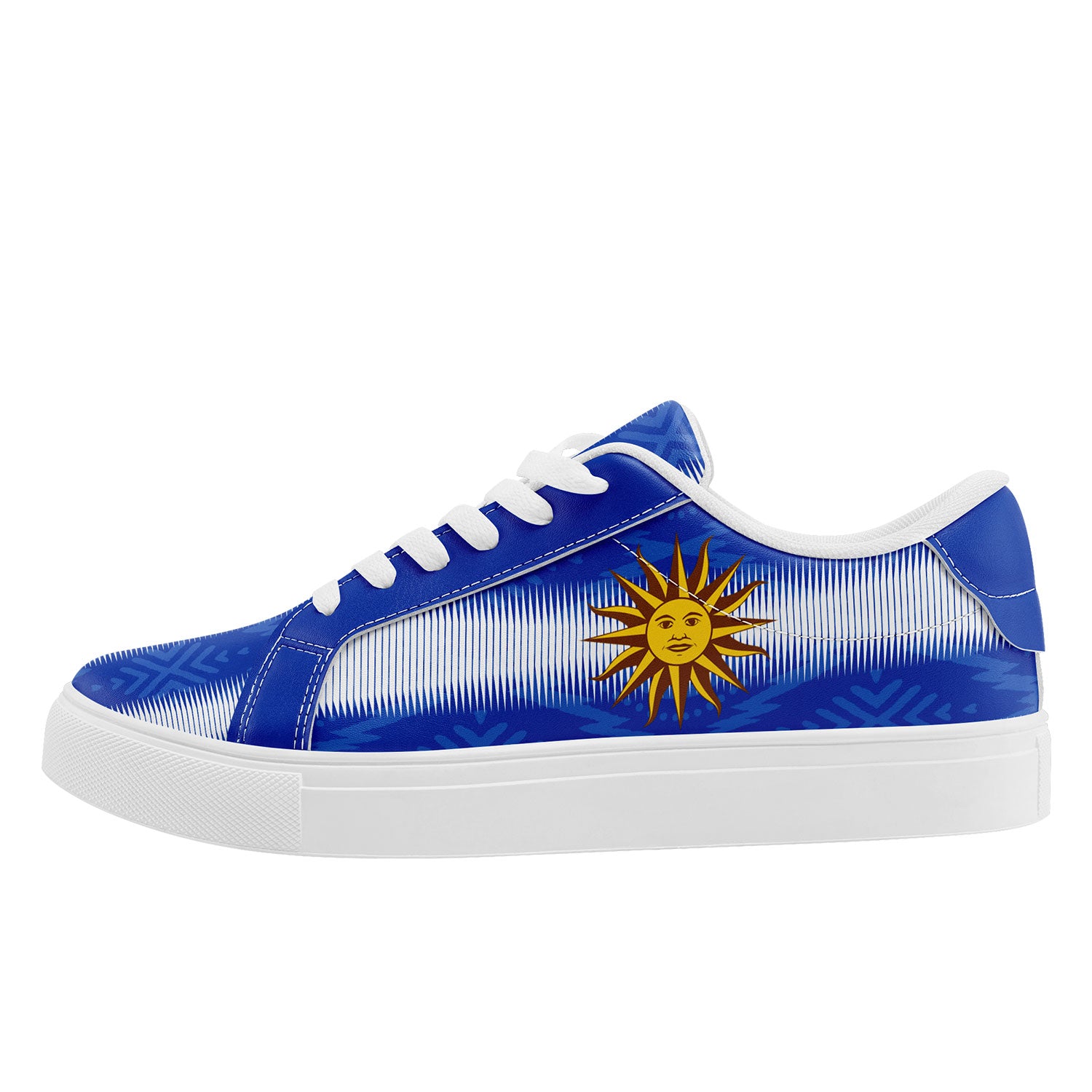 Custom Uruguay 2026 World Cup Sneakers DIY Country Flag Running Shoes Lightweight Sport Shoes Gift for Football Fans Personalized Team Name and Logo FN023-F009096-1