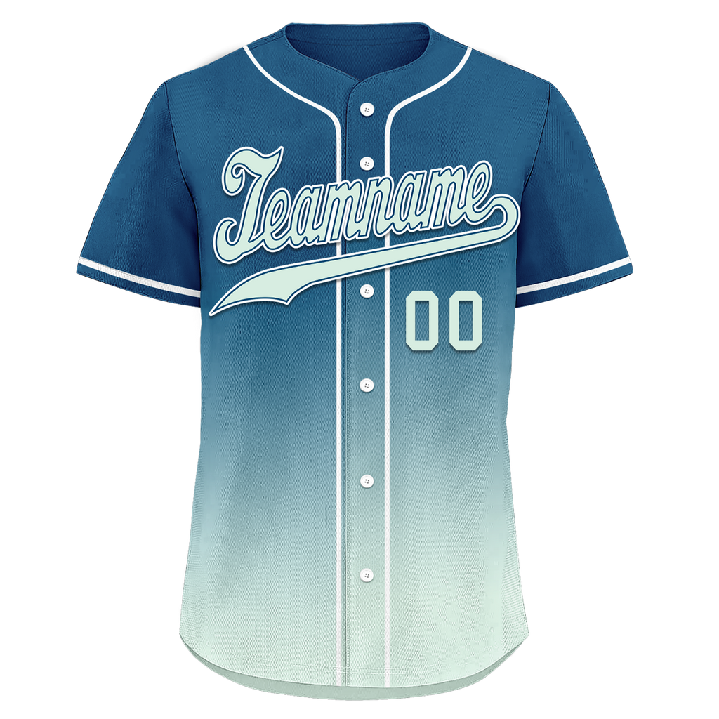 Custom Blue Fade Fashion Personalized Authentic Baseball Jersey BSBJ01-D0a70f9
