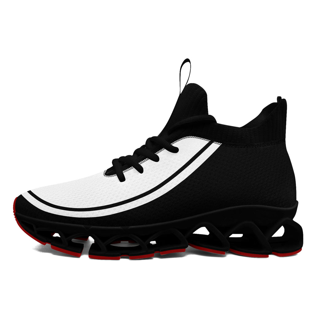 Custom Black White Maxsoul Shoes Personalized Sneaker FN030XD-D020388-8