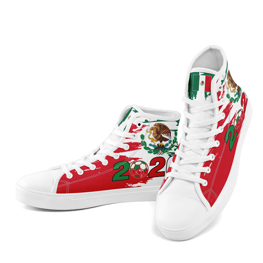 Custom 2026 World Cup Mexico Sneakers DIY Country Flag Running Shoes Lightweight Sport Shoes Gift for Football Fans Personalized Team Name and Logo FN024-F023059-1