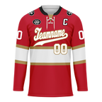 Custom Red White Personalized Hockey Jersey HCKJ01-D0a70ae
