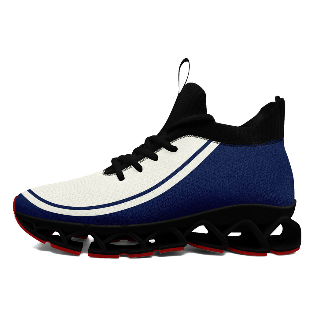 Custom Cream Navy Maxsoul Shoes Personalized Sneaker FN030XD-D020388-12