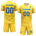 Custom Yellow Soccer Sets Jersey Personalized SCJ101-D28016