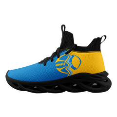 Custom Yellow Blue California MaxSoul Shoes and Hat Combo Offer Personalized Combo ZH-D028017-27