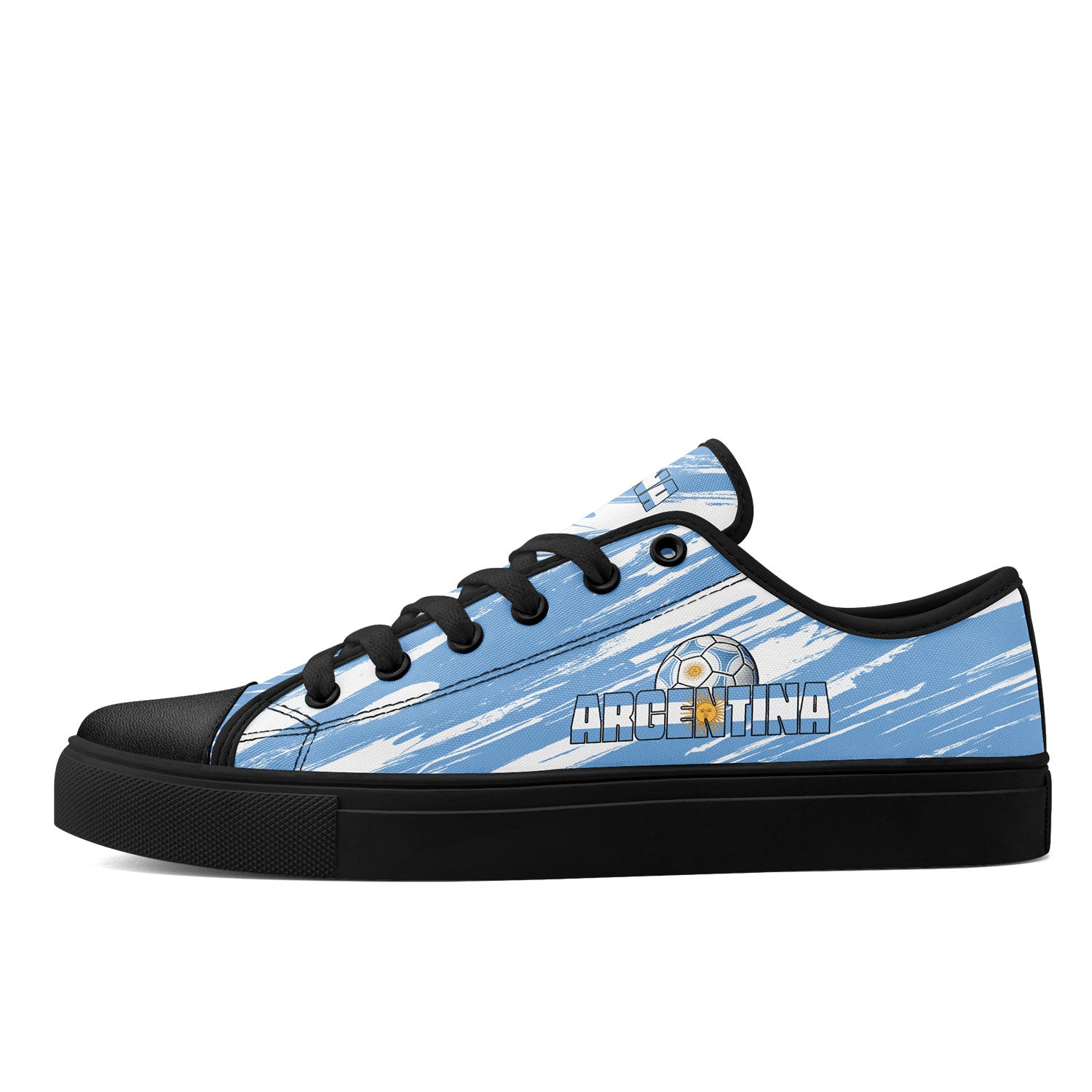 Custom 2026 World Cup Argentina Sneakers DIY Country Flag Running Shoes Lightweight Sport Shoes Gift for Football Fans Personalized Team Name and Logo FN027-F027053-4