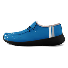 Custom Blue White Detroit Shoes Personalized Sneaker FN042-D020279-11