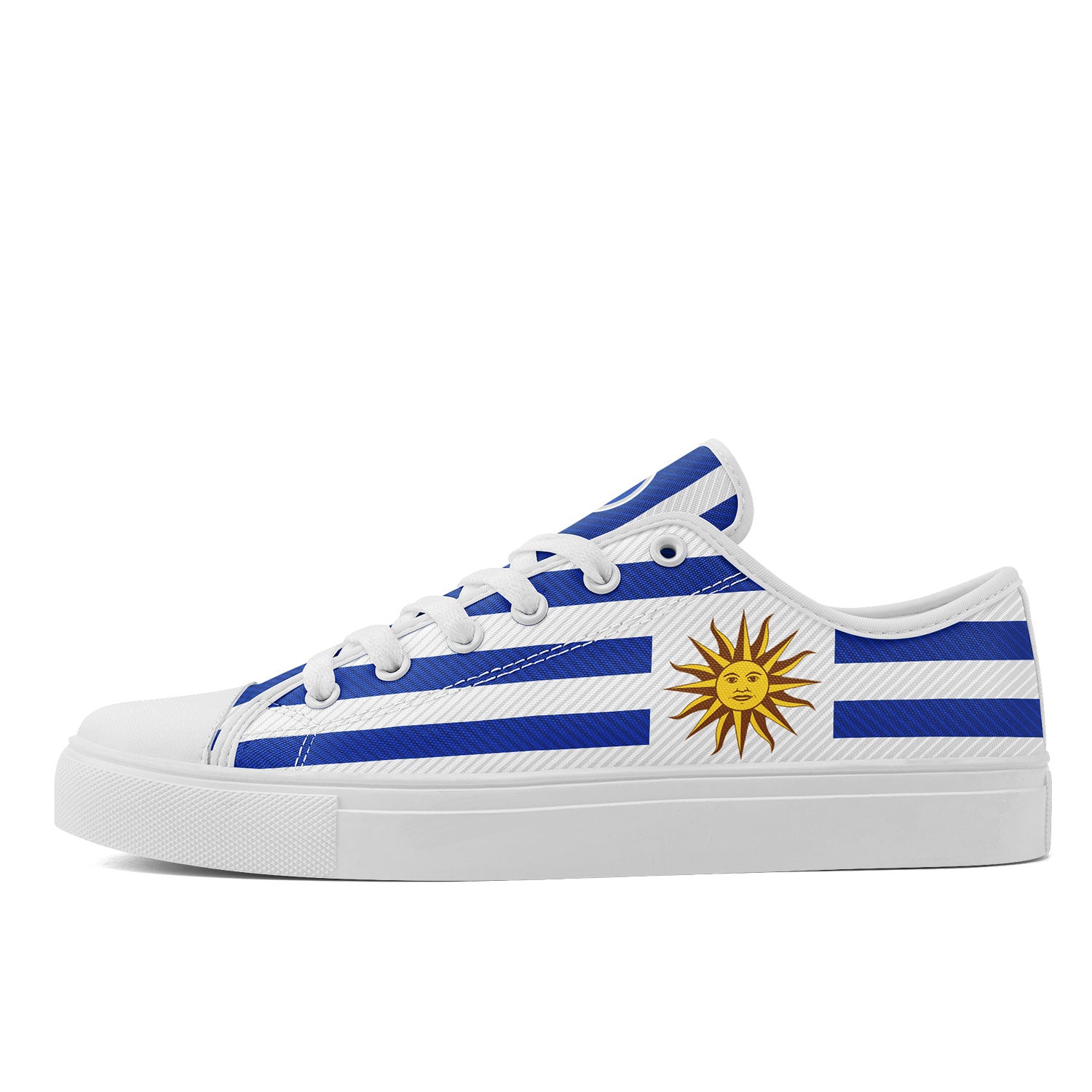 Custom Uruguay 2026 World Cup Sneakers DIY Country Flag Running Shoes Lightweight Sport Shoes Gift for Football Fans Personalized Team Name and Logo FN027-F009107-4