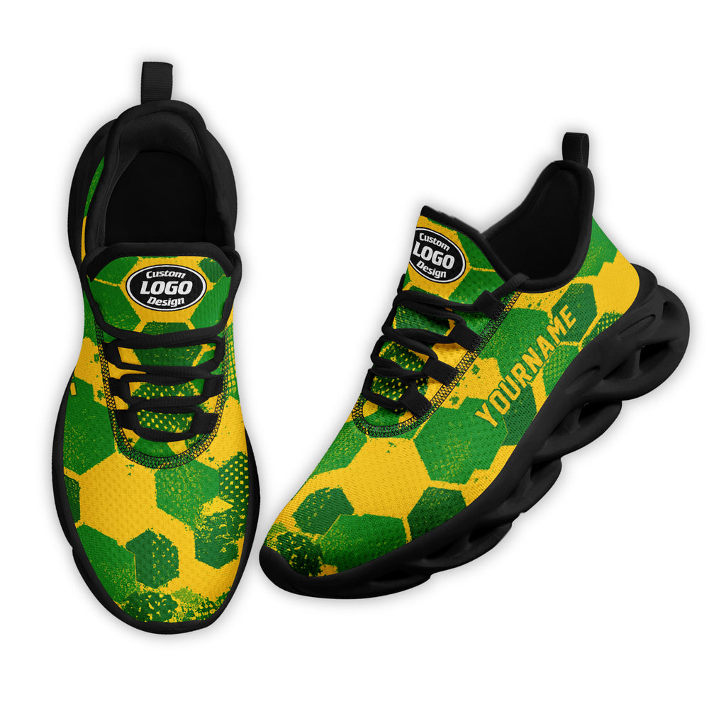 Custom 2026 World Cup Brazil High Quality Soccer Stadium Version Jersey Sneakers Sports Shoes and Hat Combo Offer Personalized Team Name and Logo ZH-F027089-4