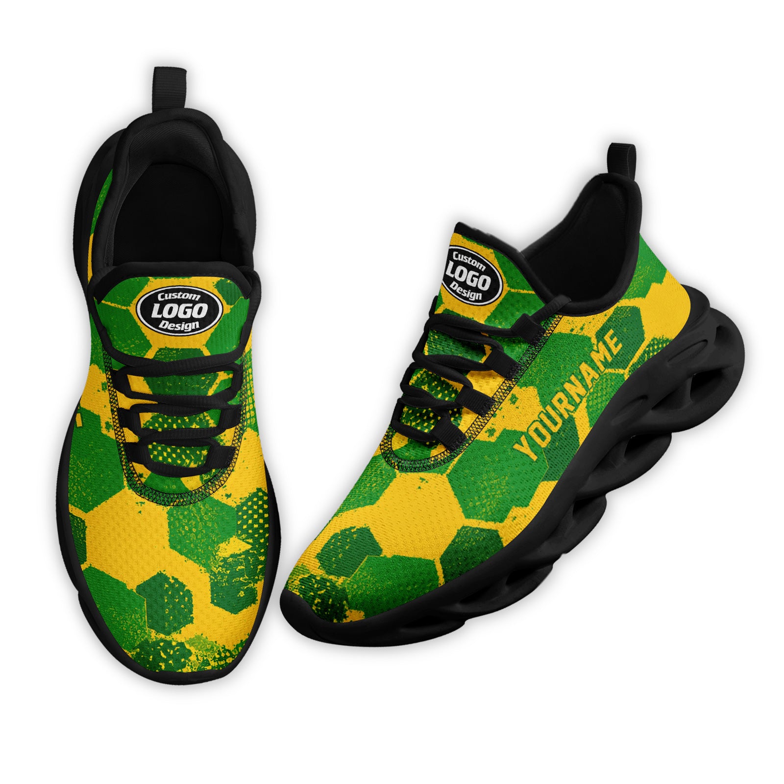 Custom 2026 World Cup Brazil High Quality Soccer Stadium Version Jersey Sneakers Sports Shoes and Hat Combo Offer Personalized Team Name and Logo ZH-F027089-4