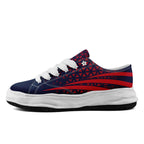 Custom Blue White Massachusetts Shoes Personalized Sneaker FN038-D023003-26 Custom Online