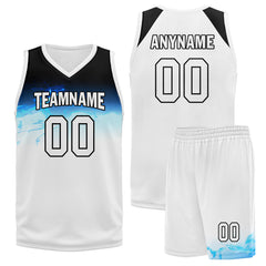 Custom White Blue City Edition Personalized Sports Uniform Authentic Basketball Jersey BBJ01-D06101-18