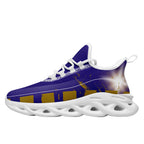 Custom Blue Yellow Baltimore MaxSoul Shoes and Hat Combo Offer Personalized Combo ZH-D020264-2