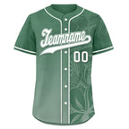 Custom Green Classic Style Personalized Authentic Baseball Jersey BSBJ01-D020160-7