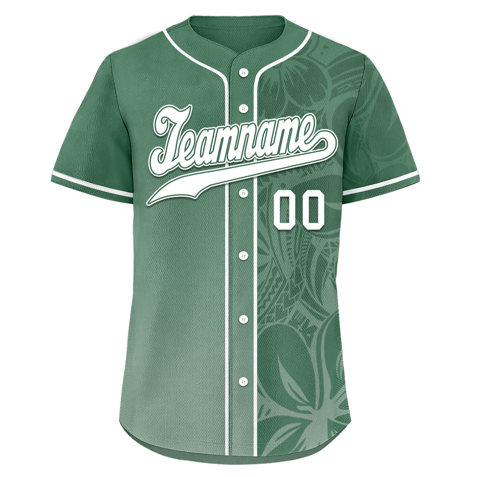 Custom Green Classic Style Personalized Authentic Baseball Jersey BSBJ01-D020160-7