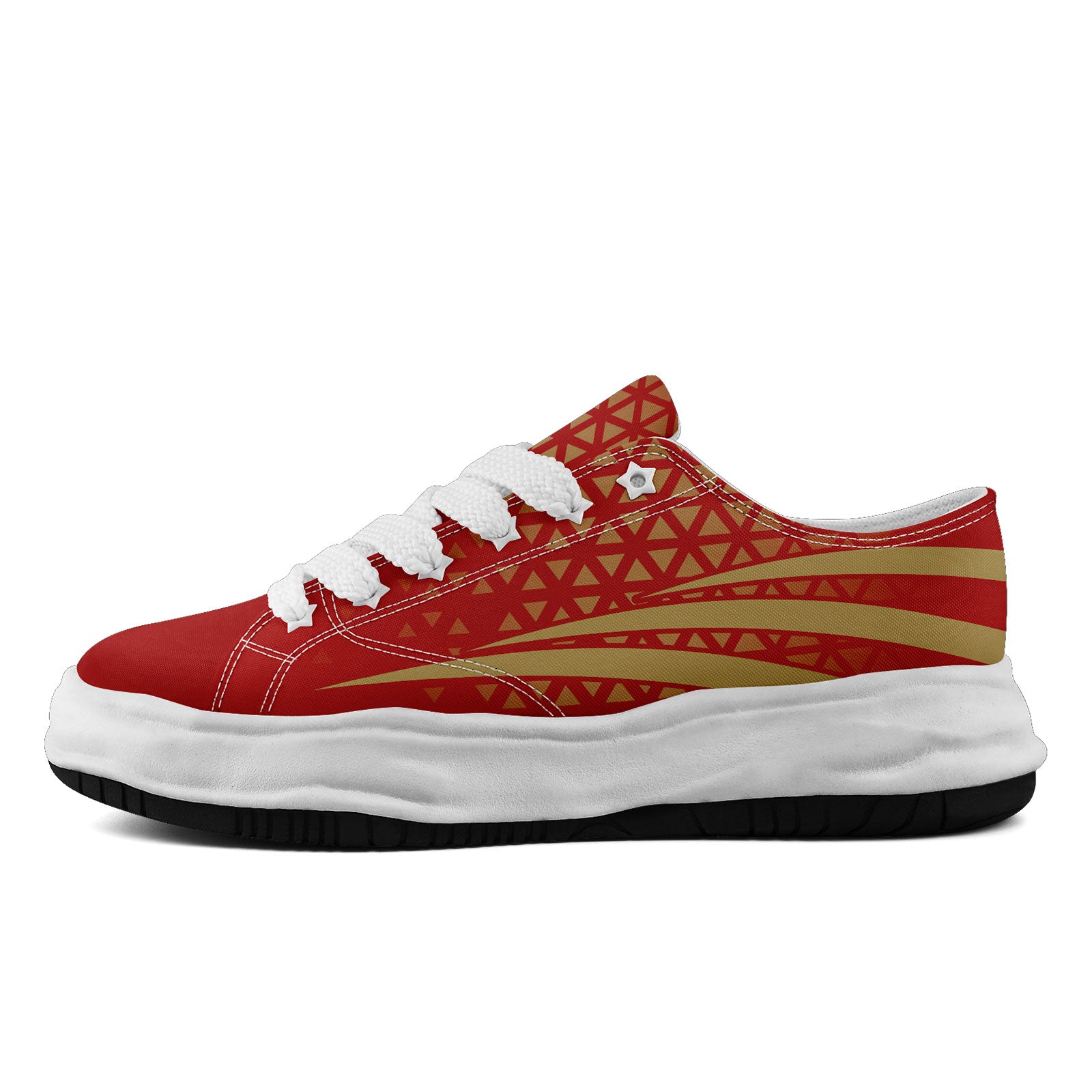 Custom Yellow Red California Football Jersey and Sports Shoes Combo Offer Personalized Combo ZH-D023031-25