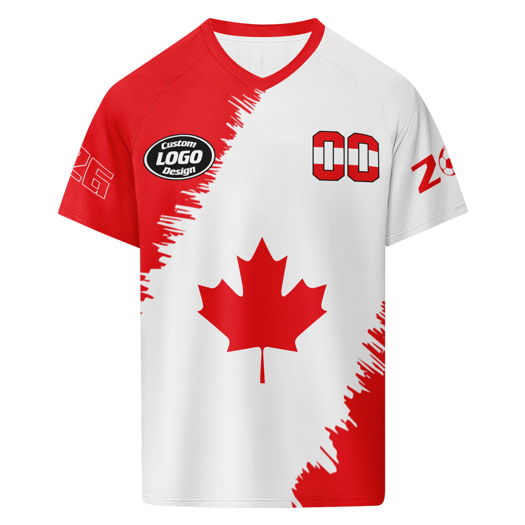 Custom Canada 2026 World Cup Football Shirt Customized Soccer Jersey for Fans Add Your Name & Number FZ190-F023094-1